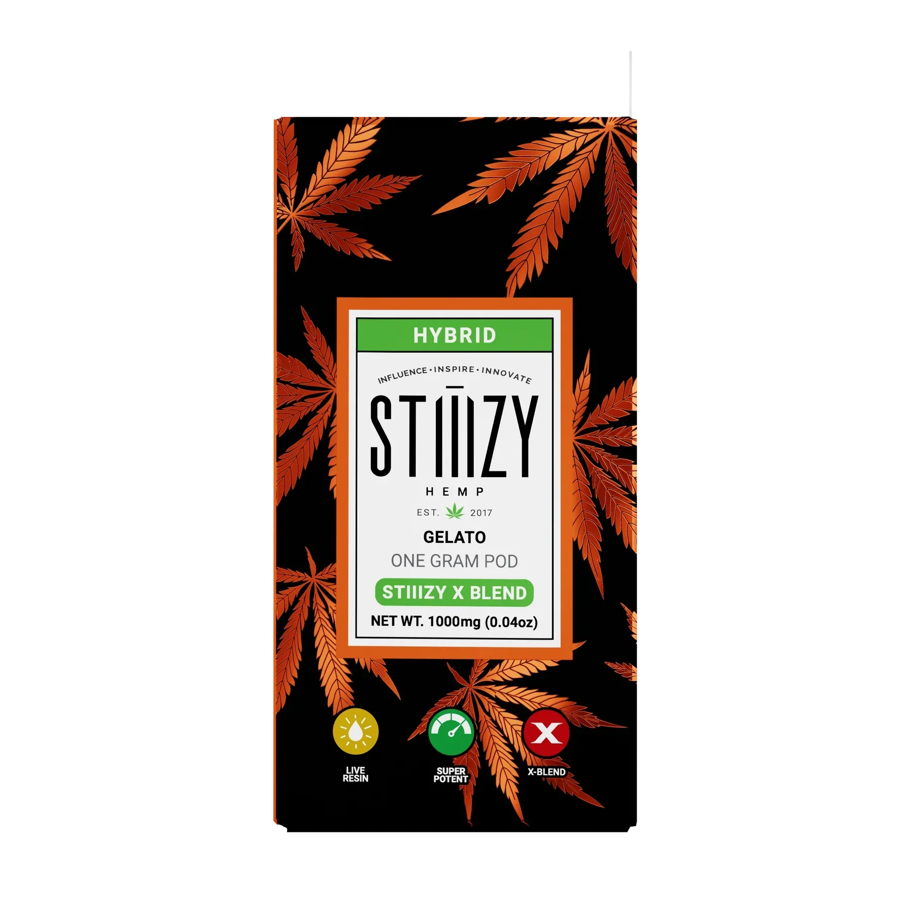 STIIIZY - HEMP 1G POD X BLEND - GELATO - DELTA