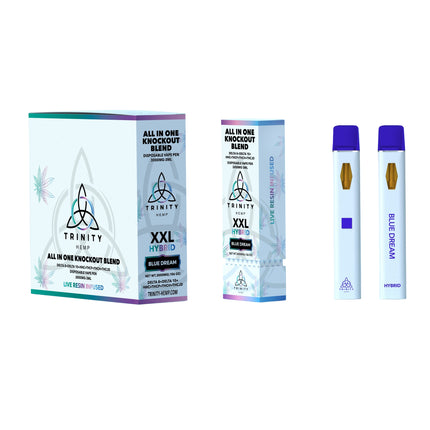 TRINITY HEMP KNOCKOUT BLEND 3ML (D8 + D10 + HHC + THCP + THCJD) DISPOSABLE