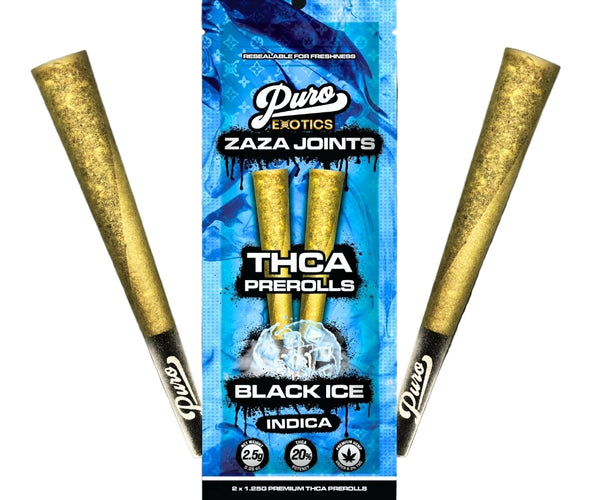 PURO ZAZA THC-A JOINTS 2 X 1.25G PRE-ROLLS – Rising Wholesale Inc