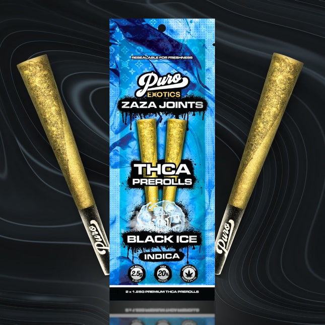 PURO ZAZA THC-A JOINTS 2 X 1.25G PRE-ROLLS