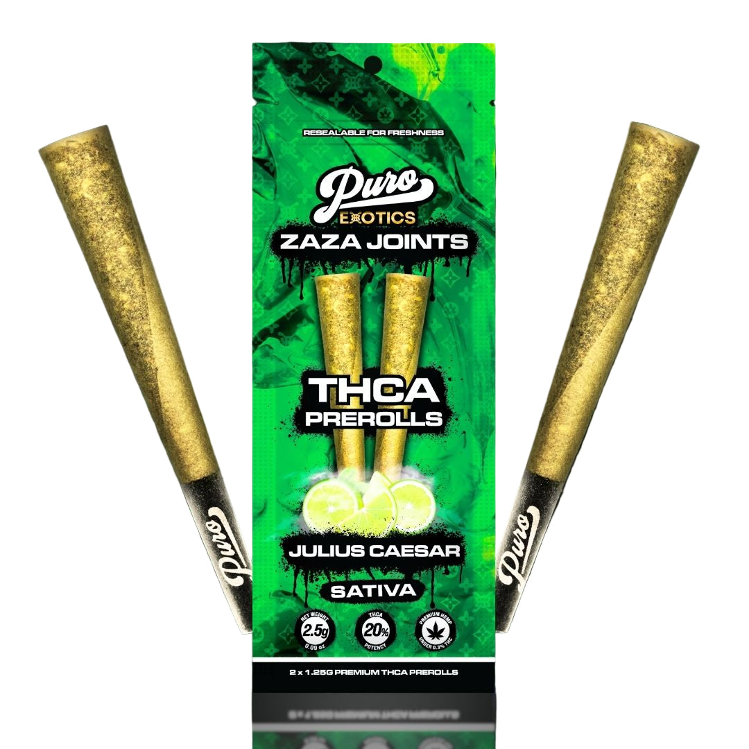 PURO ZAZA THC-A JOINTS 2 X 1.25G PRE-ROLLS