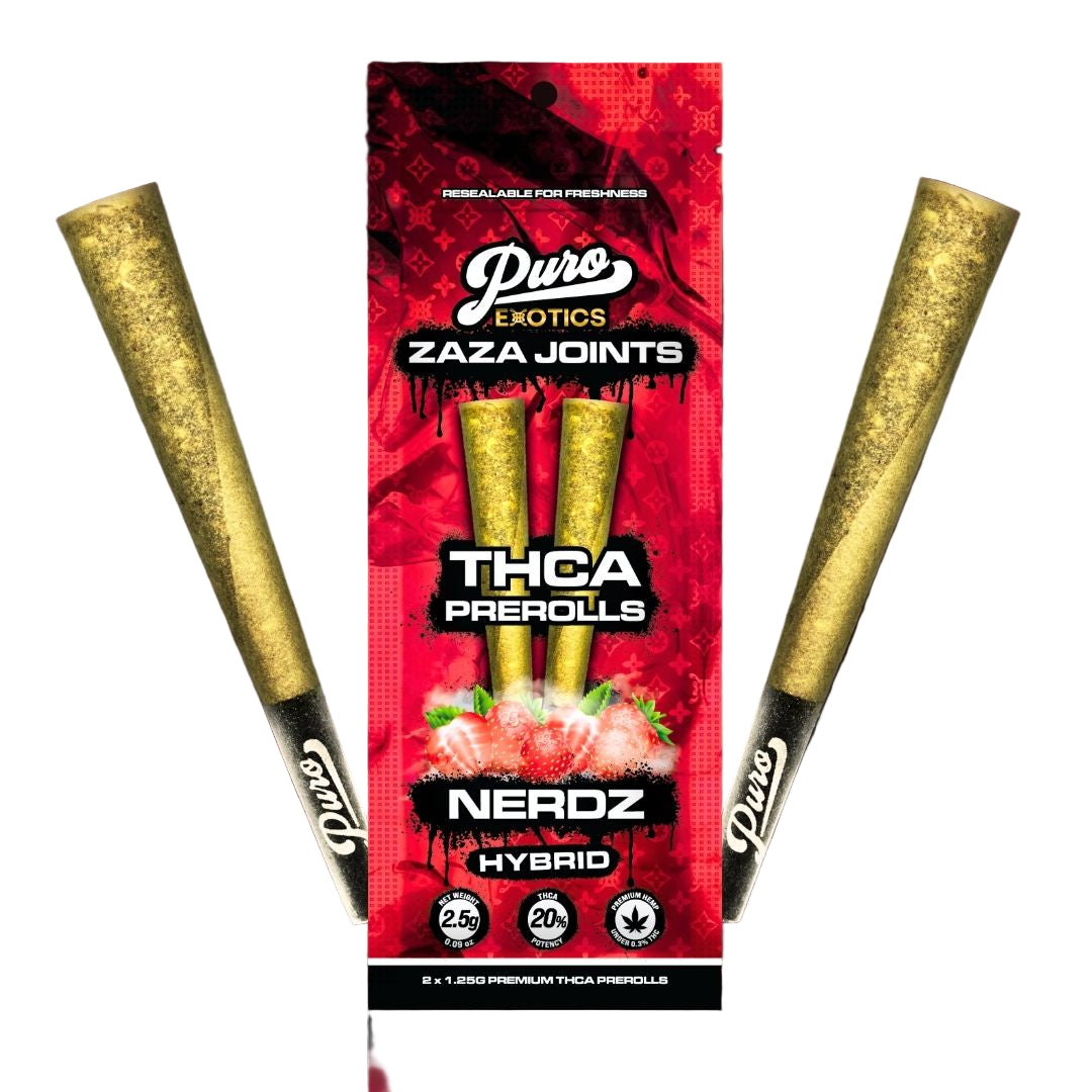 PURO ZAZA THC-A JOINTS 2 X 1.25G PRE-ROLLS