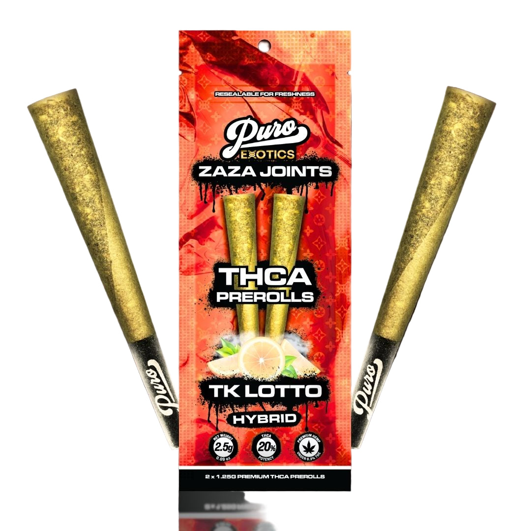 PURO ZAZA THC-A JOINTS 2 X 1.25G PRE-ROLLS