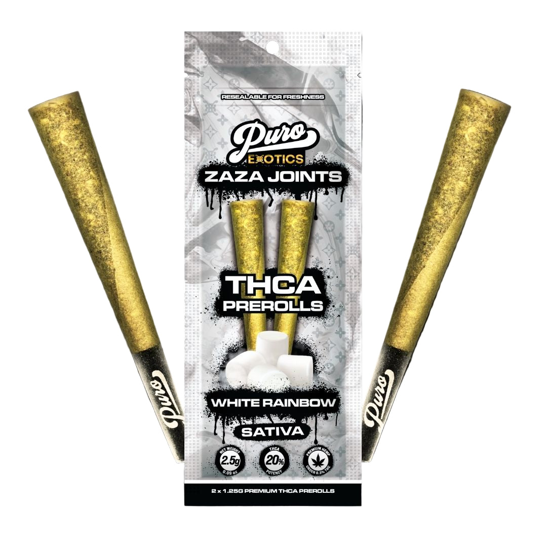 PURO ZAZA THC-A JOINTS 2 X 1.25G PRE-ROLLS
