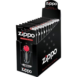 ZIPPO GENUINE FLINTS AND WICKS (24CT BOX)