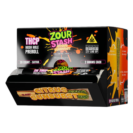 ZOUR STASH THCP 2G HASH HOLE PRE-ROLLS (20CT DISPLAY)