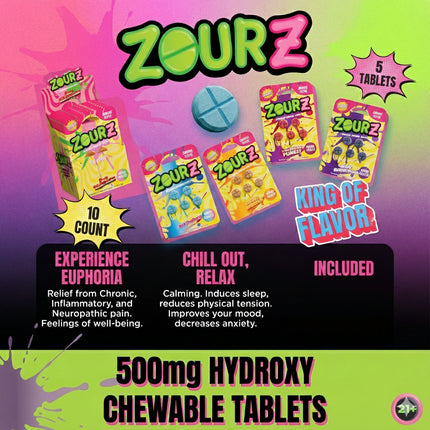 ZOURZ 7-HYDROXY 100MG TABLETS (5CT PACK) (10 PACK BOX)