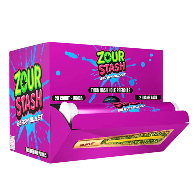 ZOUR STASH THCA 2G HASH HOLE PRE-ROLLS (20CT DISPLAY)