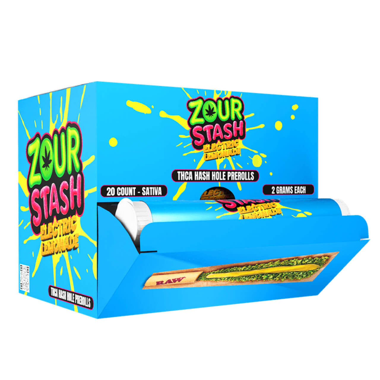 ZOUR STASH THCA 2G HASH HOLE PRE-ROLLS (20CT DISPLAY)