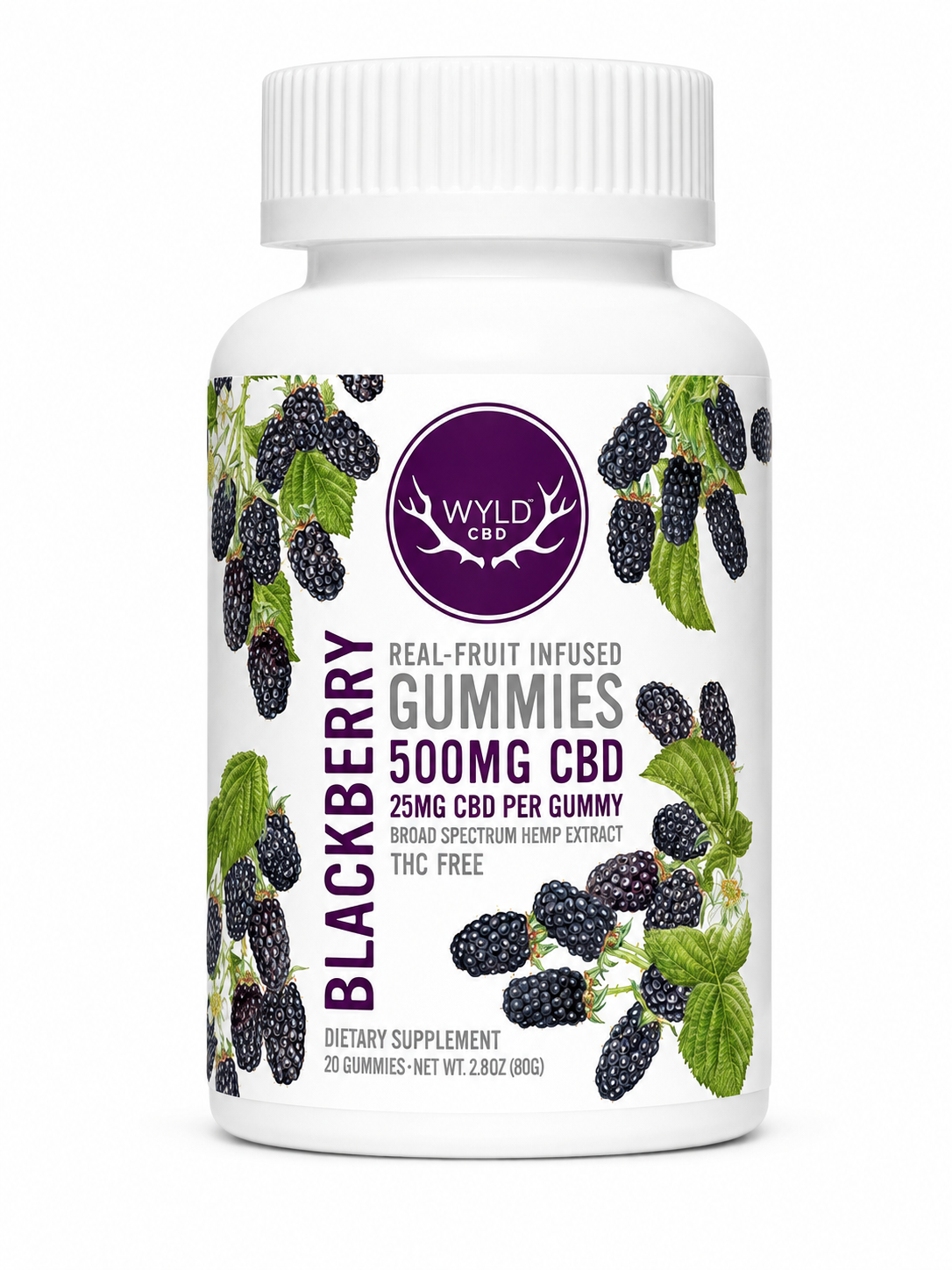 WYLD CBD 25MG GUMMIES (20CT BOX)