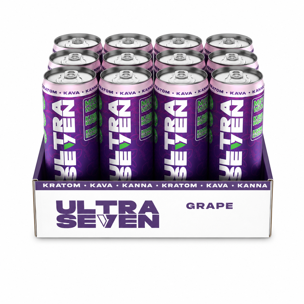 ULTRA SEVEN 135MG KRATOM SODA (12CT DISPLAY)