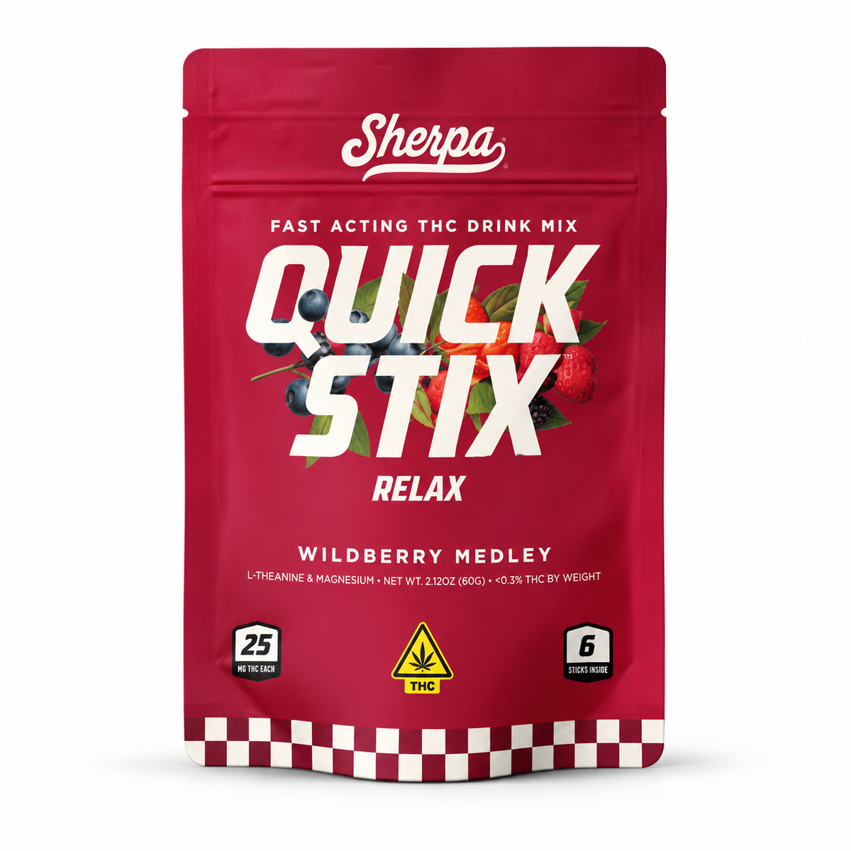 SHERPA 10MG THC QUICK STIX BAG (6CT X 10MG)