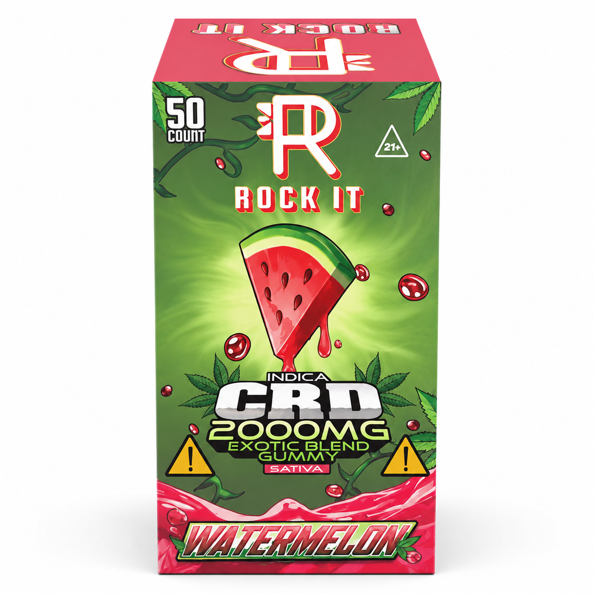 ROCK IT 2000MG CRD EXOTIC BLEND GUMMIES (50CT BOX)