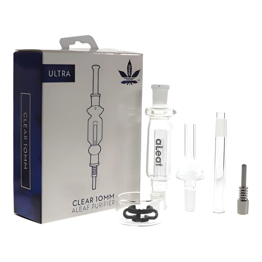 ALEAF 6" 10MM SILICONE NECTAR COLLECTOR (20CT JAR)