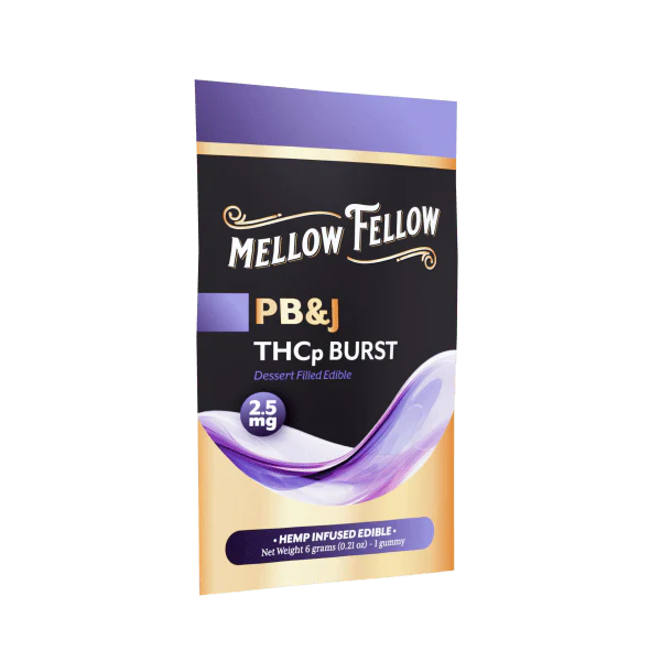 MELLOW FELLOW THCp BURST SINGLE COUNT 2.5MG DESSERT FILLED EDIBLE (30CT DISPLAY)