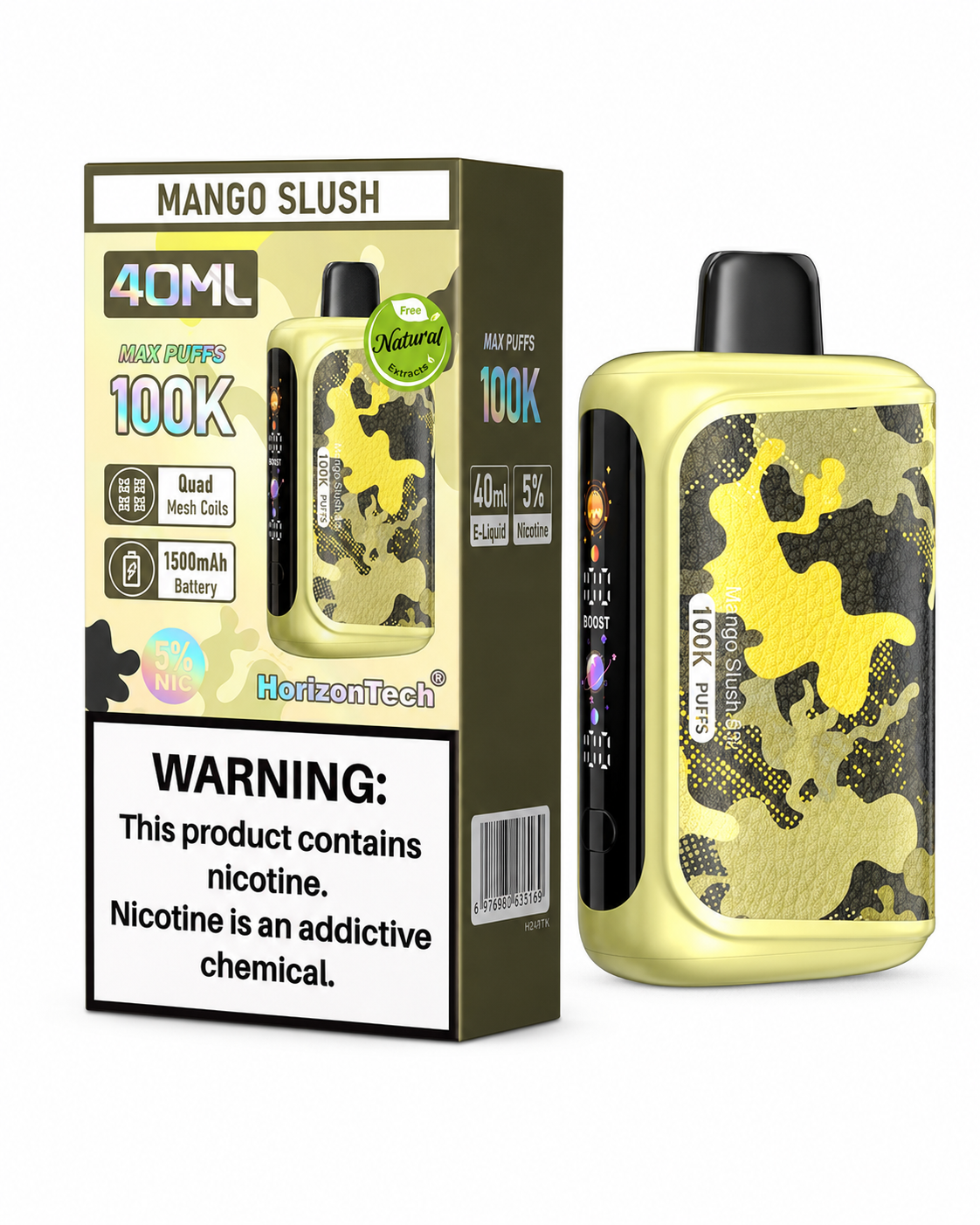 HORIZONTECH 100K PUFFS 5% DISPOSABLE (5CT DISPLAY)