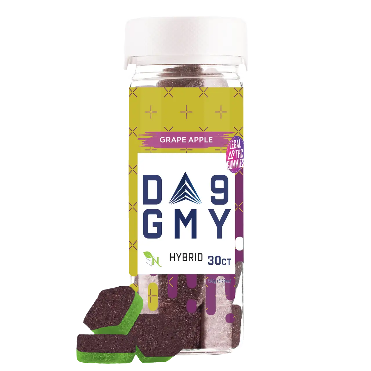 AGFN D9 GMY 810MG FULL SPECTRUM DELTA-9 THC HYBRID GUMMIES - 30CT JAR