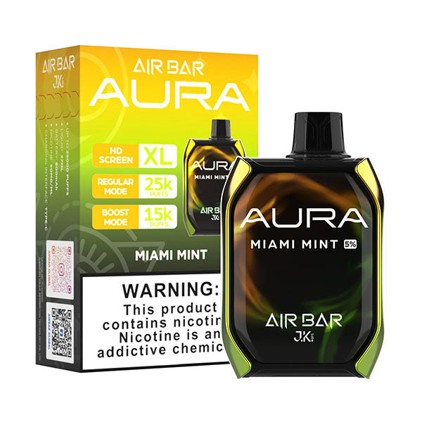 AIRBAR AURA 25K PUFFS 5% HD SCREEN