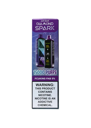 AIRBAR DIAMOND SPARK 15000 PUFFS 5% DISPOSABLE