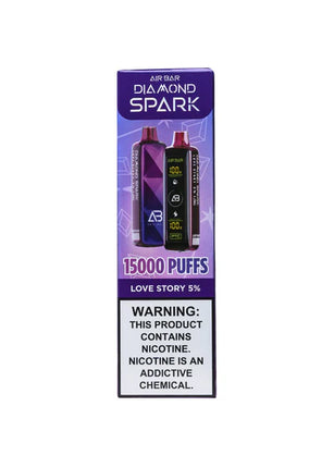 AIRBAR DIAMOND SPARK 15000 PUFFS 5% DISPOSABLE