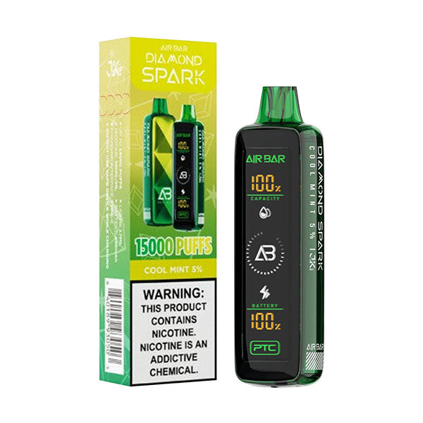 AIRBAR DIAMOND SPARK 15000 PUFFS 5% DISPOSABLE – Rising Wholesale Inc