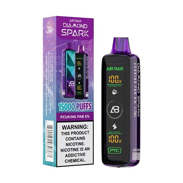 AIRBAR DIAMOND SPARK 15000 PUFFS 5% DISPOSABLE