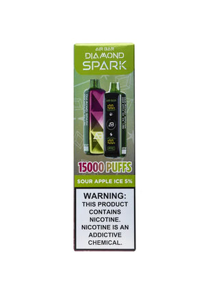 AIRBAR DIAMOND SPARK 15000 PUFFS 5% DISPOSABLE