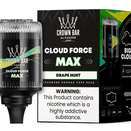 AL FAKHER CROWN BAR HOOKAH HEAD 50K PUFFS