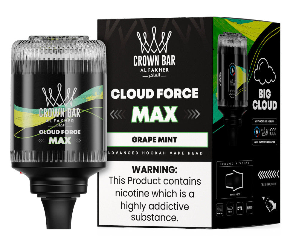 AL FAKHER CROWN BAR HOOKAH HEAD 50K PUFFS Rising Wholesale Inc. AL FAKHER CROWN BAR HOOKAH HEAD 50K PUFFS Rising Wholesale Inc.