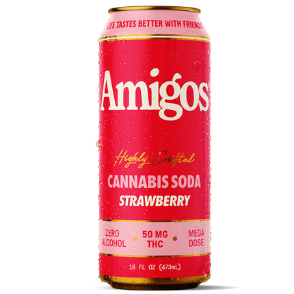 AMIGOS HIGHLY CRAFTED CANNABIS SODA 50MG (4/PACK)
