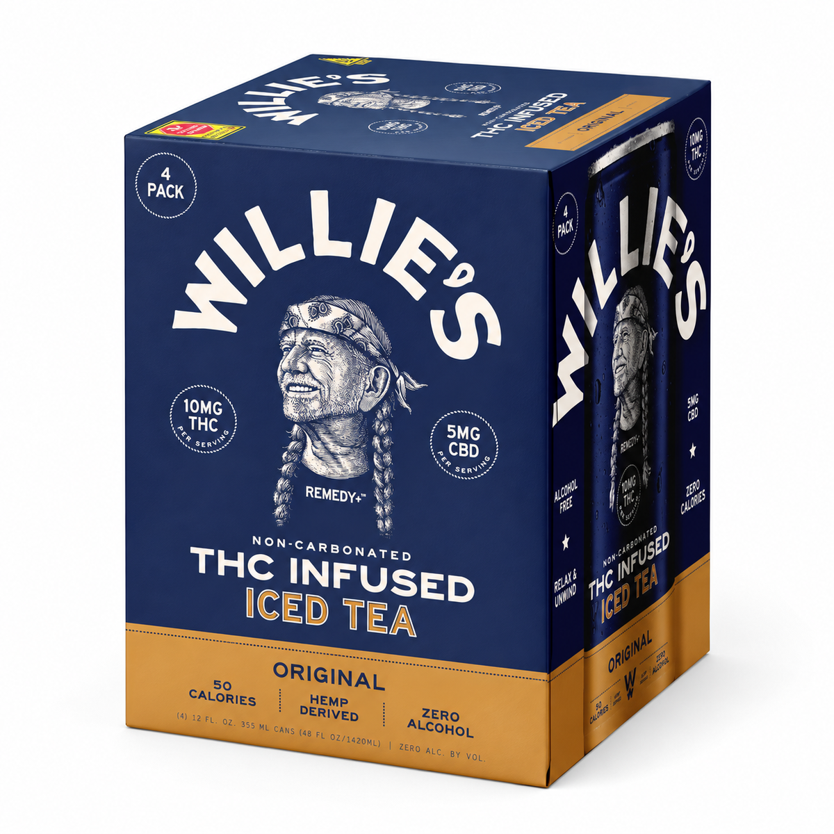 WILLIE'S DRINKS 10MG THC + 5MG CBD (4CT PACK)
