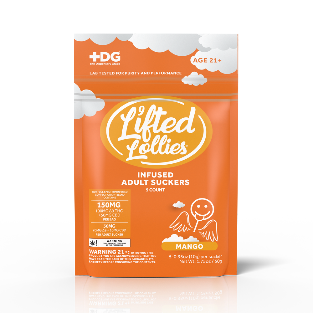 LIFTED LOLLIES D9 THC FULL SPECTRUM LOLLIPOPS (5CT PACK)
