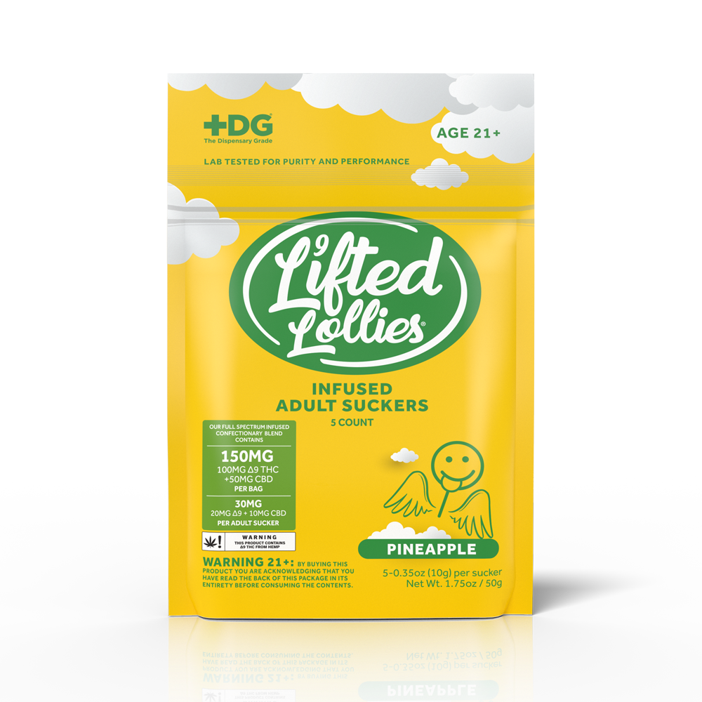 LIFTED LOLLIES D9 THC FULL SPECTRUM LOLLIPOPS (5CT PACK)