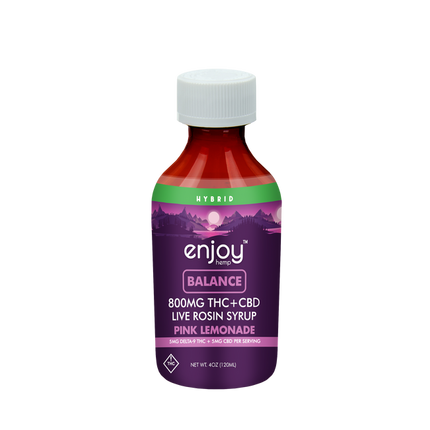 ENJOY HEMP 4OZ LIVE ROSIN THC SYRUP