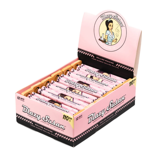 BLAZY SUSAN BAMBOO ROLLING MACHINE (12PC/BOX) | 110MM KING SIZE