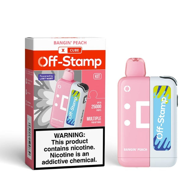 OFF STAMP X CUBE 25K PUFFS DISPOSABLE POD KIT (5PC DISPLAY)