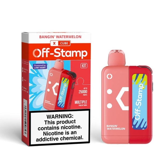 OFF STAMP X CUBE 25K PUFFS DISPOSABLE POD KIT (5PC DISPLAY)