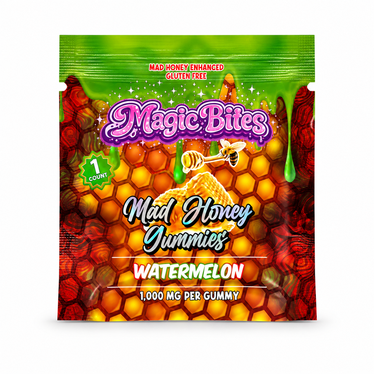 MAGIC BITES 1000MG PER GUMMY (25CT DISPLAY)