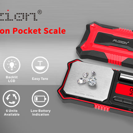 FUZION 200G x 0.01G DIGITAL SCALE (FU-200)