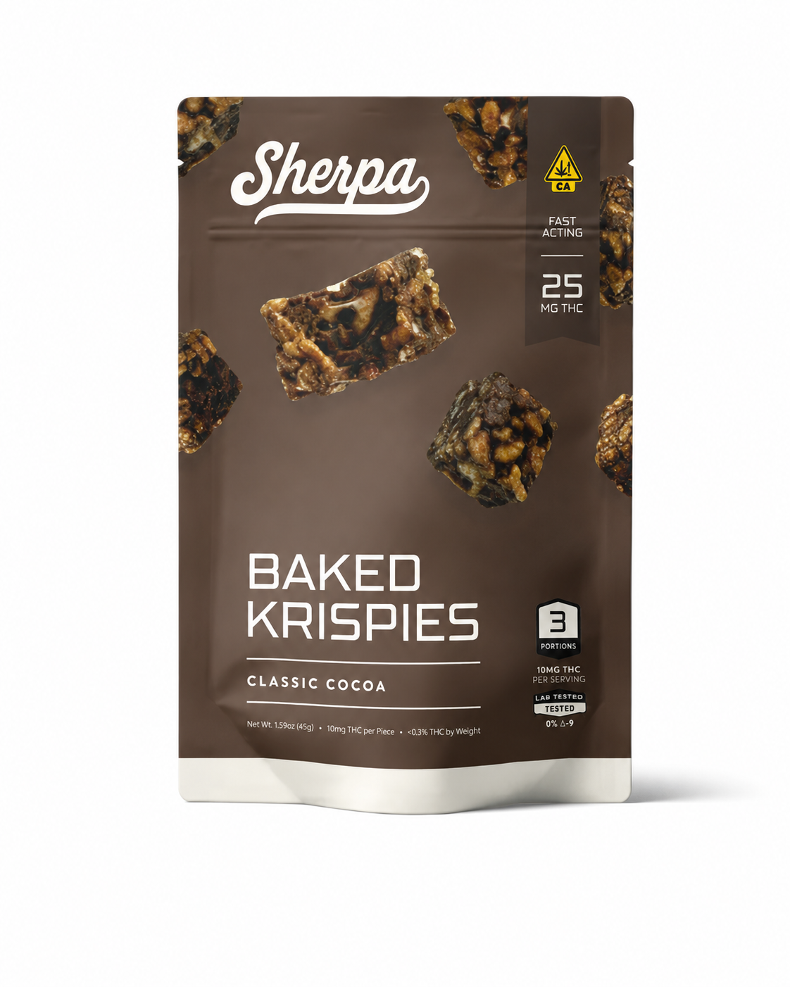 SHERPA 25MG THC KRISPIES BOX (3CT X 25MG)