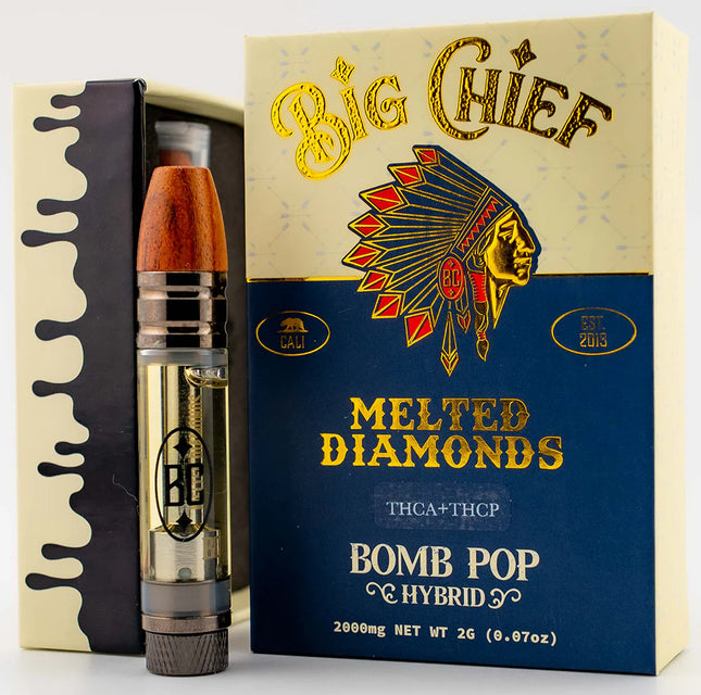 BIG CHIEF 2G THC-A + THC-P MELTED DIAMONDS CARTRIDGE