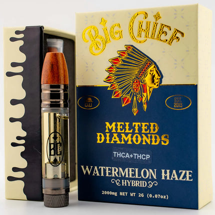BIG CHIEF 2G THC-A + THC-P MELTED DIAMONDS CARTRIDGE
