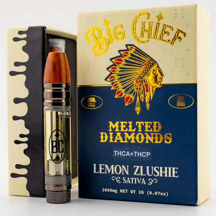 BIG CHIEF 2G THC-A + THC-P MELTED DIAMONDS CARTRIDGE