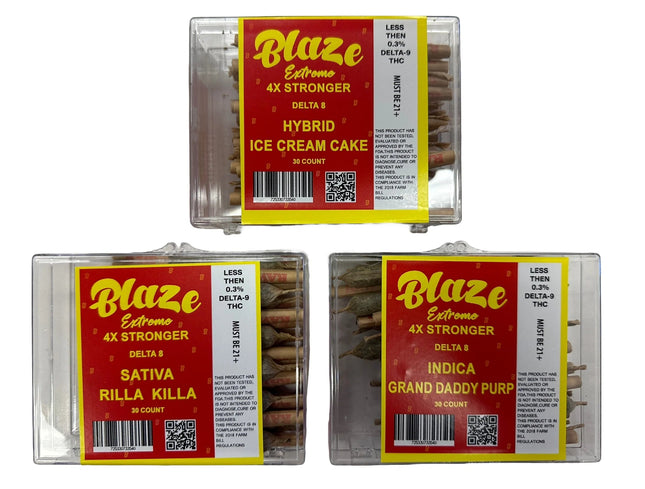BLAZE DELTA-8 Extreme - GRANDADDY PURP - DELTA