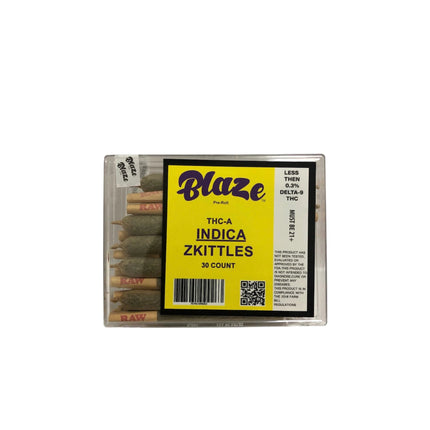 BLAZE THC-A PRE ROLLS 30CT/JAR - JUNGLE COOKIES (SATIVA) -