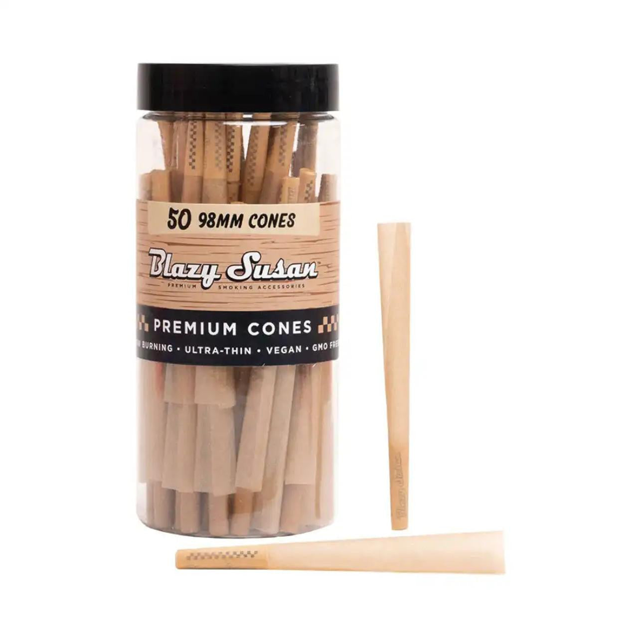 BLAZY SUSAN 50CT 98MM CONES | UNBLEACHED