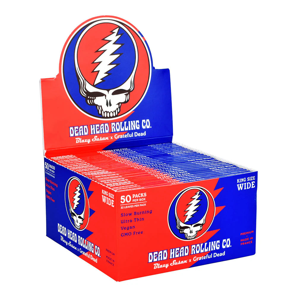 BLAZY SUSAN X GRATEFUL DEAD LEAVES (50PK/BOX) | KING SIZE WIDE