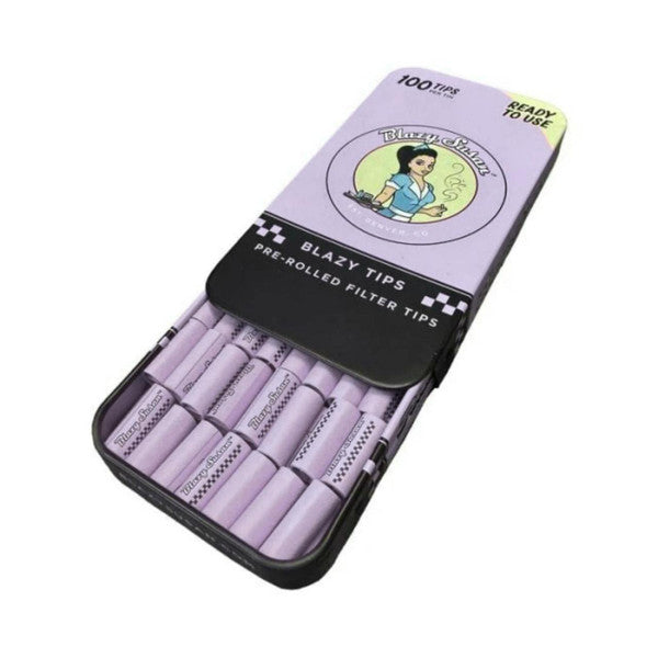 BLAZY SUSAN PURPLE PRE ROLLED TIPS 100CT /12PK
