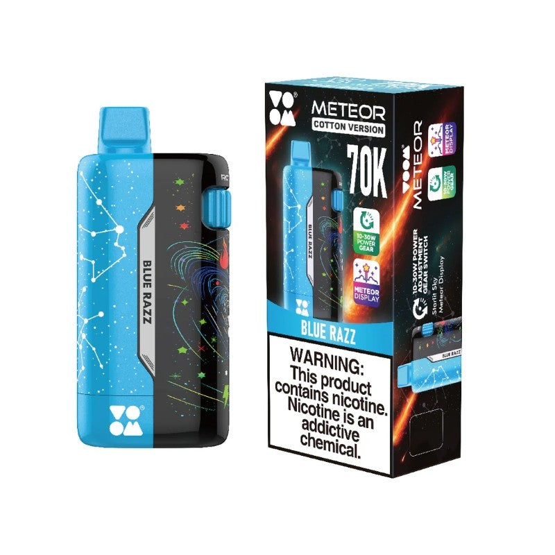 METEOR BAR 70K PUFFS DISPOSABLE (5CT DISPLAY)