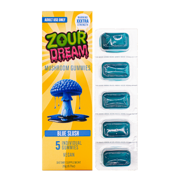 ZOUR DREAM MUSHROOM GUMMIES XXXTRA STRENGTH BLEND (5CT PACK)